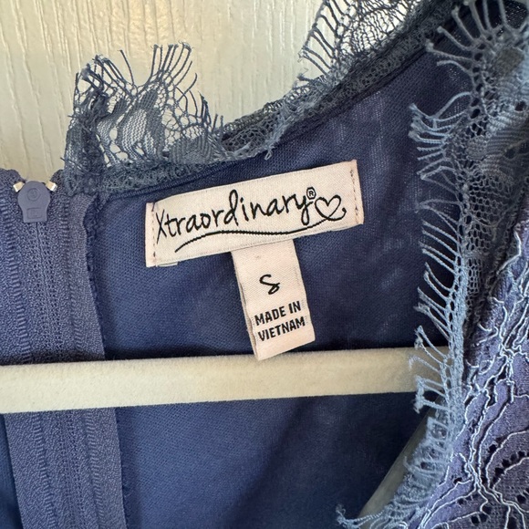 Xtraordinary Lace Long Sleeve Mini Dress - Picture 3 of 7